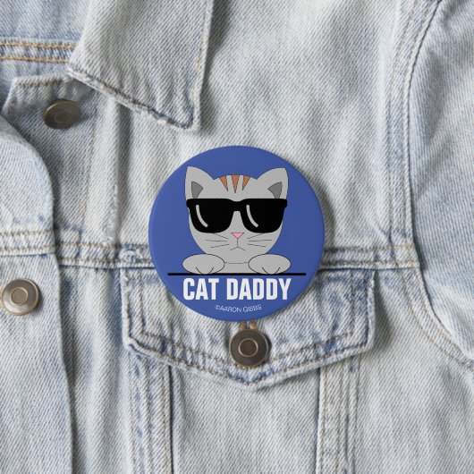 CAT DADDY Sunbril Cat-toets Ronde Button 7,6 Cm (In situ)