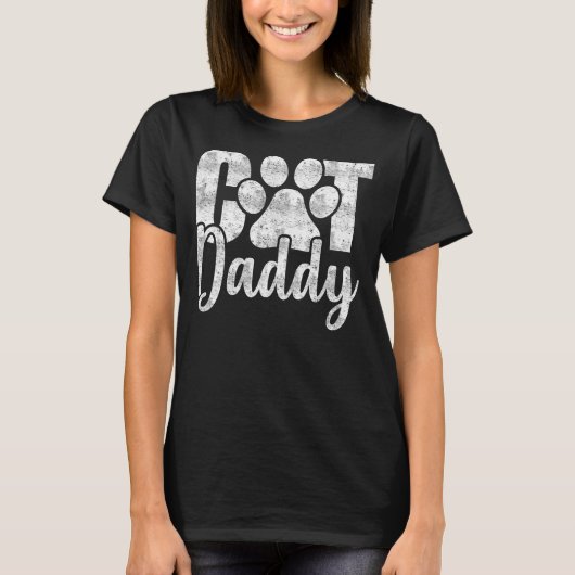 Cat Daddy Vaders Dag Kat Eigenaar T-shirt (Voorkant)