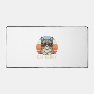 Cat Daddy Vintage Sunset Cool Cat Shirt Ontwerp_1 Bureaumat
