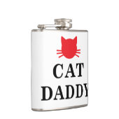 Cat Daddy Vinyl verpakte kolf Heupfles (Rechts)