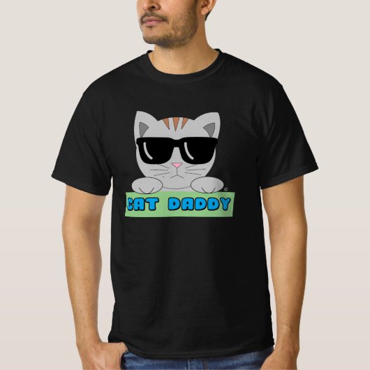 CAT DADDY Zonnebril Kat T-shirt (Voorkant)
