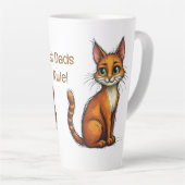 Cat Dads Rule mok - een perfecte Vaderdag cadeau K (Rechterhoek)