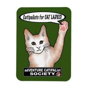 Cat Dames Kat Flexibele Fotomagneet Magneet