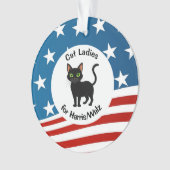Cat Dames voor Harris / Walz Design Acryl Ornament (voorkant)