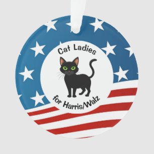 Cat Dames voor Harris / Walz Design Acryl Ornament