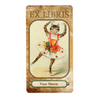 Cat Dance Book Borden Etiket