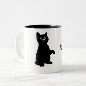 Cat Daniela Tweekleurige Koffiemok (Voorkant links)