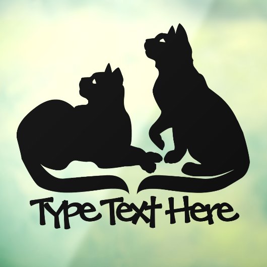 Cat Decal personaliseer de Decalen van het Venster (Vel 3)