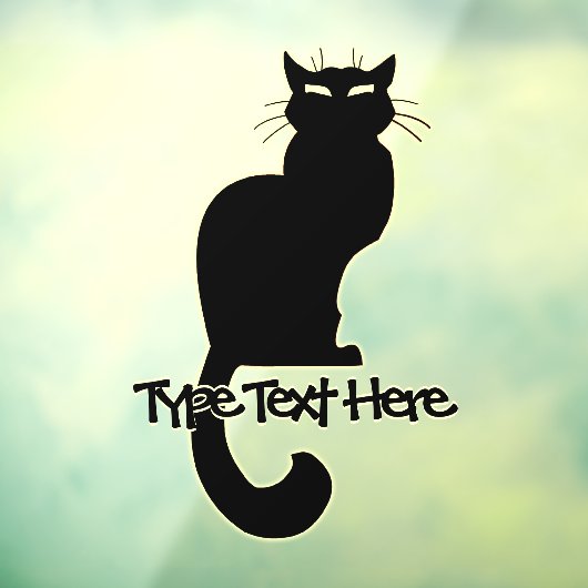 Cat Decal personaliseer de Decalen van het Venster (Vel 3)