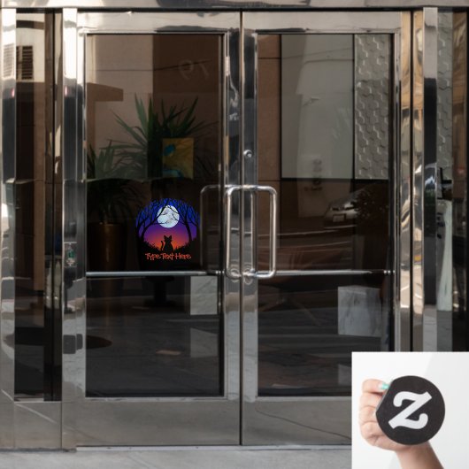 Cat Decal personaliseer de Decalen van het Venster (Kantoordeur)