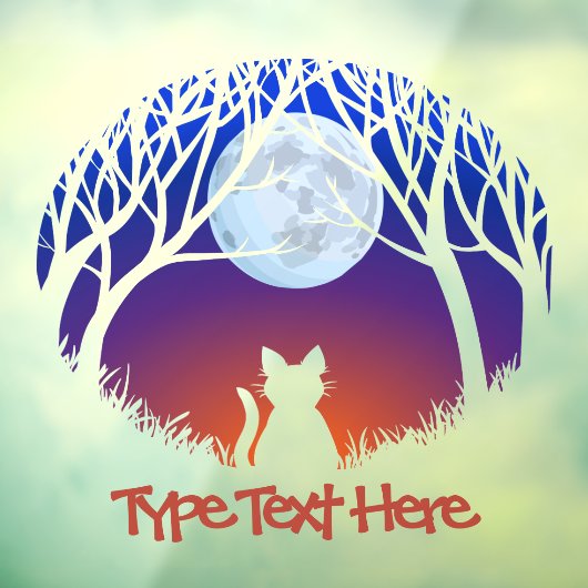 Cat Decal personaliseer de Decalen van het Venster (Vel 3)