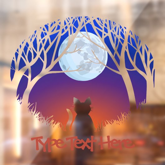 Cat Decal personaliseer de Decalen van het Venster (Vel 2)