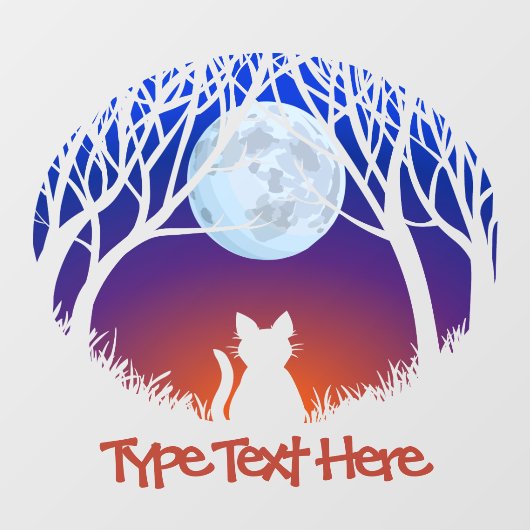 Cat Decal personaliseer de Decalen van het Venster (Vel)