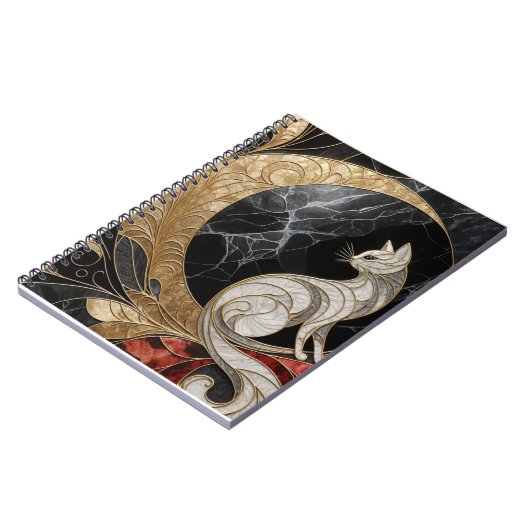 Cat Deco Journal Notitieboek (Linkerzijde)