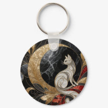 Cat Deco Sleutelhanger