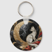Cat Deco Sleutelhanger (Achterkant)