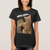 Cat Deez Nuts Joke met Pistachios T-shirt (Voorkant)