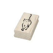Cat Delicate Rubberstempel (Stempel)