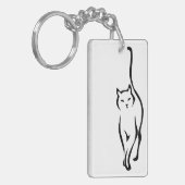 Cat Delicate Sleutelhanger (Voorkant Links)