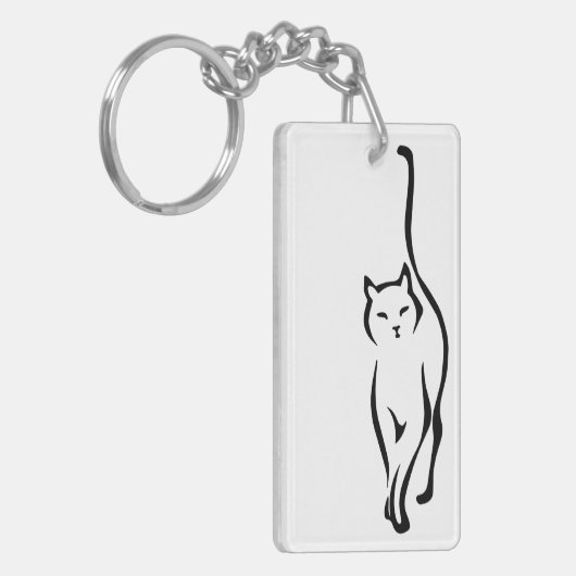 Cat Delicate Sleutelhanger (Voorkant Links)