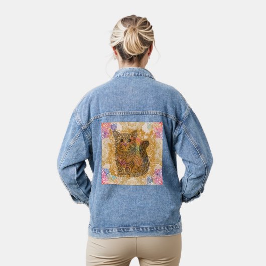 Cat denim jas jacket (Model)