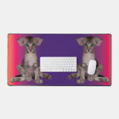 Cat Design Desk Mat (Keyboard & Muis)