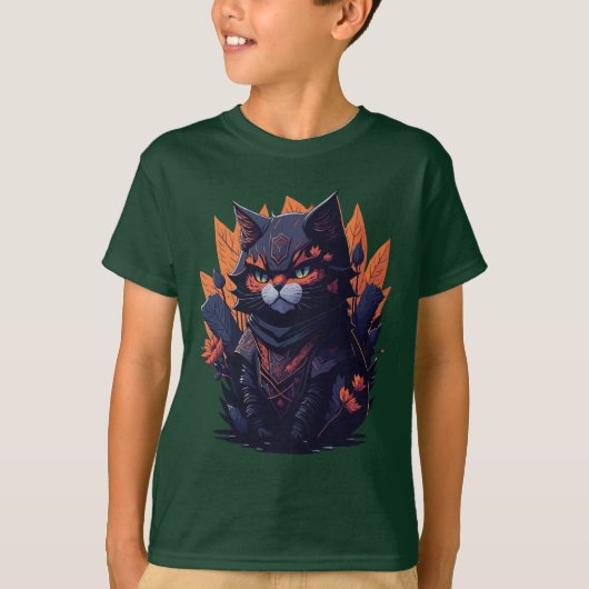 Cat Design Kind T-shirt. T-shirt (Voorkant)