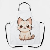 Cat Design Schort | Schattige & Stijlvol Schort (Voorkant)