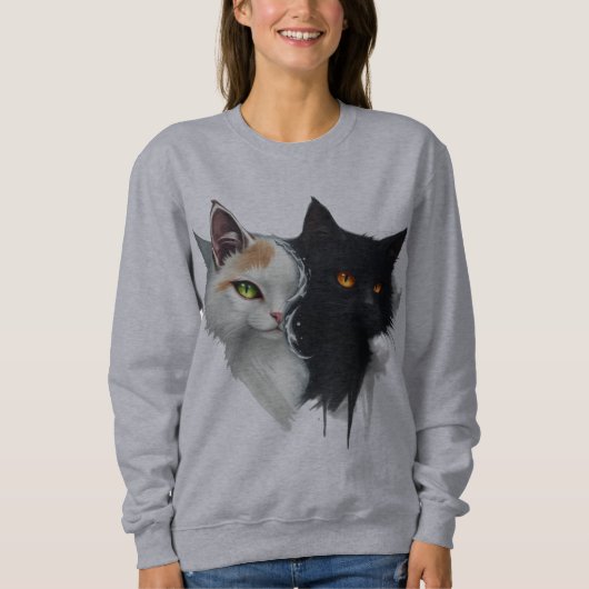 Cat Design sweatshirts 1 Trui (Voorkant)
