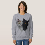 Cat Design sweatshirts 1 Trui (Voorkant volledig)