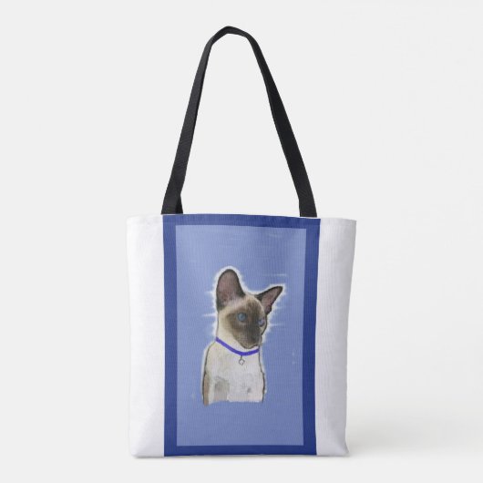 Cat Design Tote Tote Bag (Achterkant)