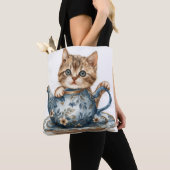 Cat Detail Canvas tas (Dichtbij)