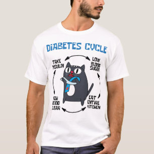 Cat Diabetes Cyclus T-shirt