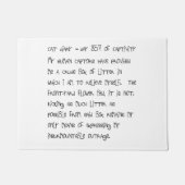 Cat Diary Doormat - Dag 857 Deurmat (Voorkant)