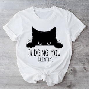 Cat die je stilzwijgend beoordeelt t-shirt