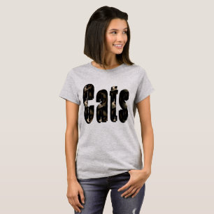 Cat Dimensional Logo gemaakt van ragdoll-katten, T-shirt