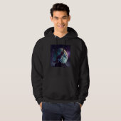 Cat Dinosaur Moon Hoodie (Voorkant volledig)