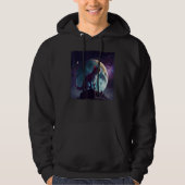 Cat Dinosaur Moon Hoodie (Voorkant)