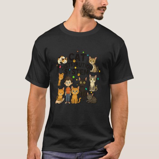 CAT Distributie Systeem T-shirt (Voorkant)