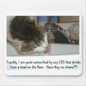 Cat diva mousepad muismat (Voorkant)