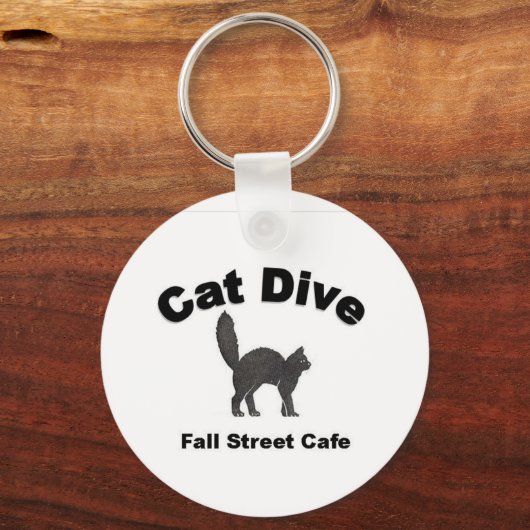 Cat Dive Sleutelhanger (Voorkant)