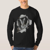 Cat Dj Torn Cloth T-shirt (Voorkant)