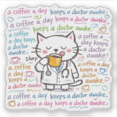 cat doctor stickers (Voorkant)