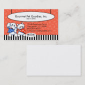 Cat Dog Bone Appetit! Gourmet Pet Foods Tomato Visitekaartje (Voorkant / Achterkant)