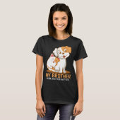 Cat Dog Brother Animal T-shirt (Voorkant volledig)