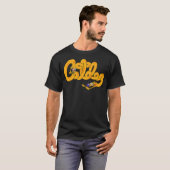 Cat Dog Cursive Nickelodeon T-shirt (Voorkant volledig)