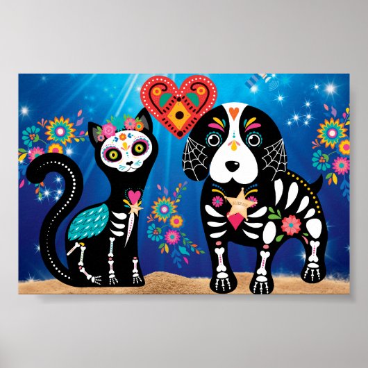 Cat/Dog/Death Poster of Marriage after Death... (Voorkant)