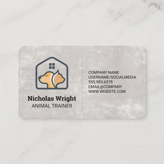 Cat Dog Home | Dierenopvang Visitekaartje (Voorkant)