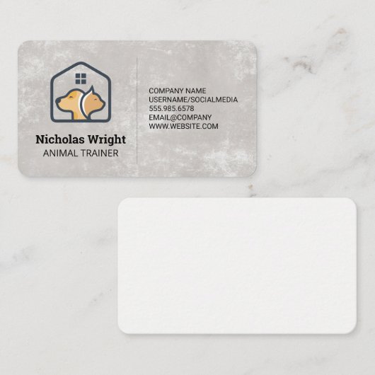 Cat Dog Home | Dierenopvang Visitekaartje (Voorkant / Achterkant)