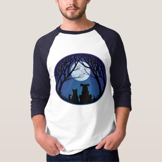 Cat & Dog Jersey Best Friends Dog & Cat Shirten T-shirt (Voorkant)